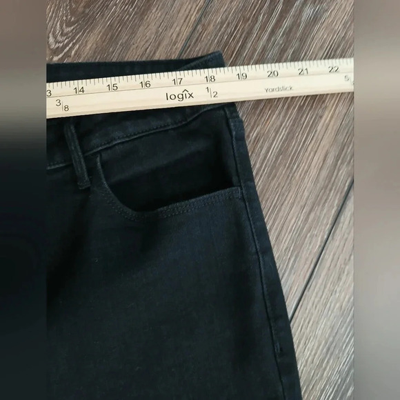 Old Navy black high rise skinny jeans women's size 18 - Picture 5 of 8